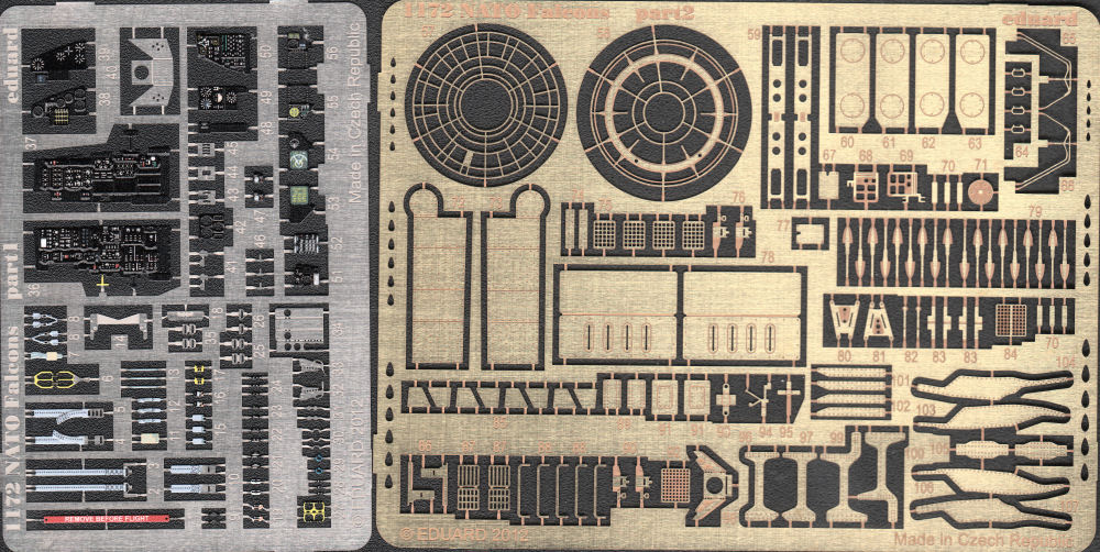 Eduard 1172 1/48 F-16AM NATO Falcons First Look Image 07