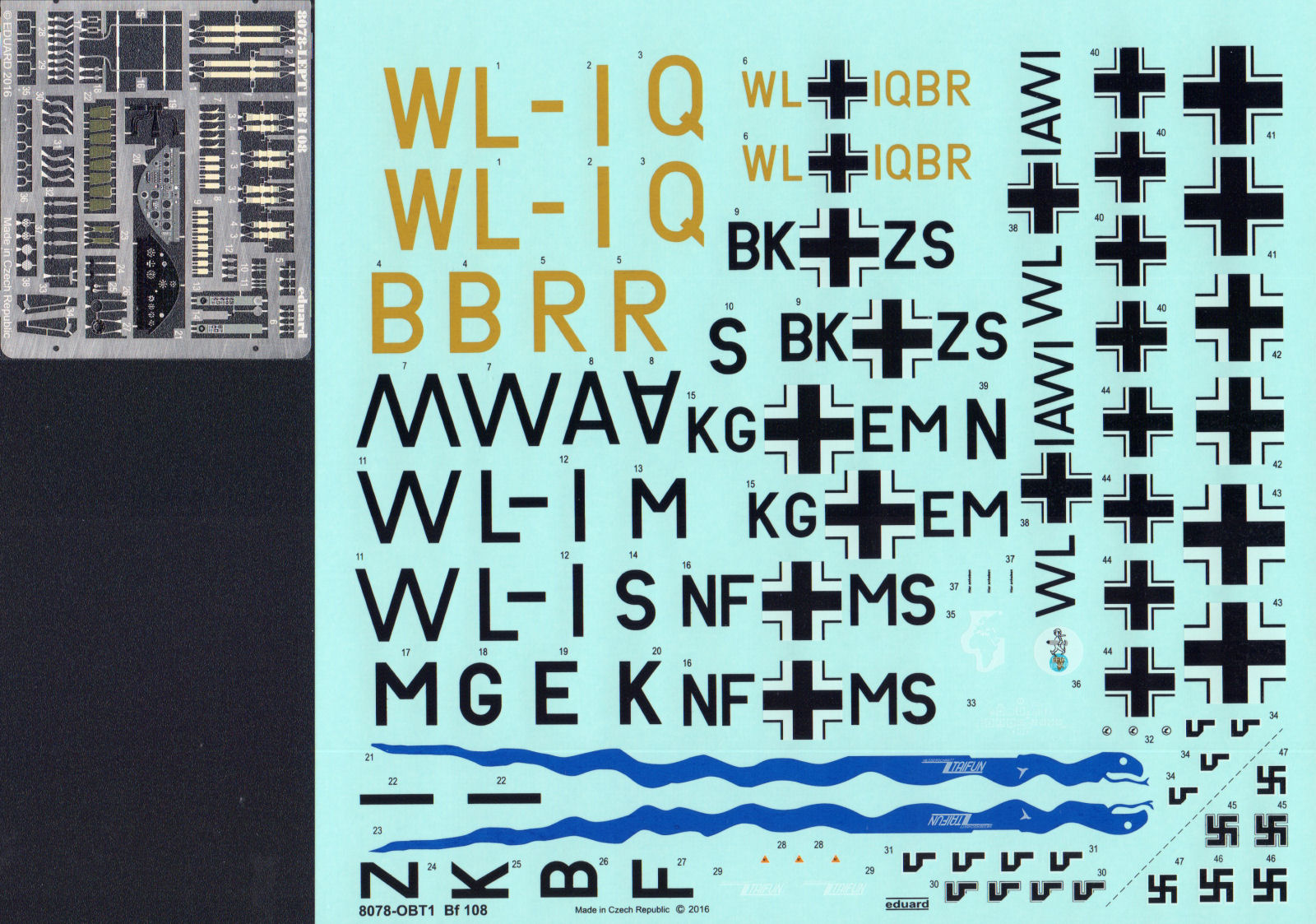 Eduard 8078 1/48 Bf 108 Taifun Profipack Kit First Look Image 03