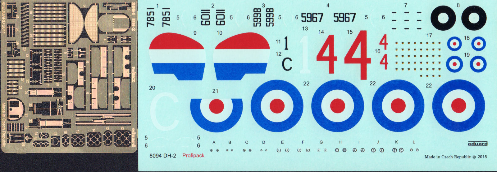 Eduard 8094 1/48 Airco DH.2 Profipack Kit First Look Image 04