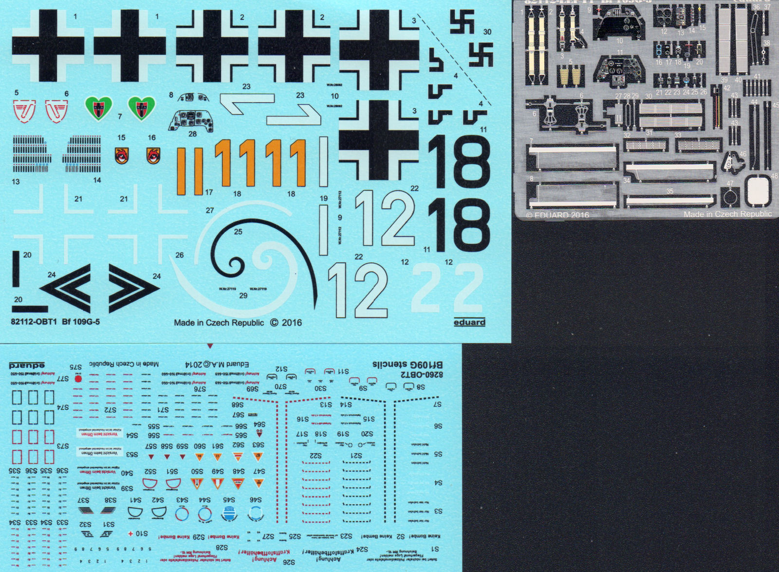 Eduard 82112 1/48 Bf 109G-5 Kit First Look Image 04