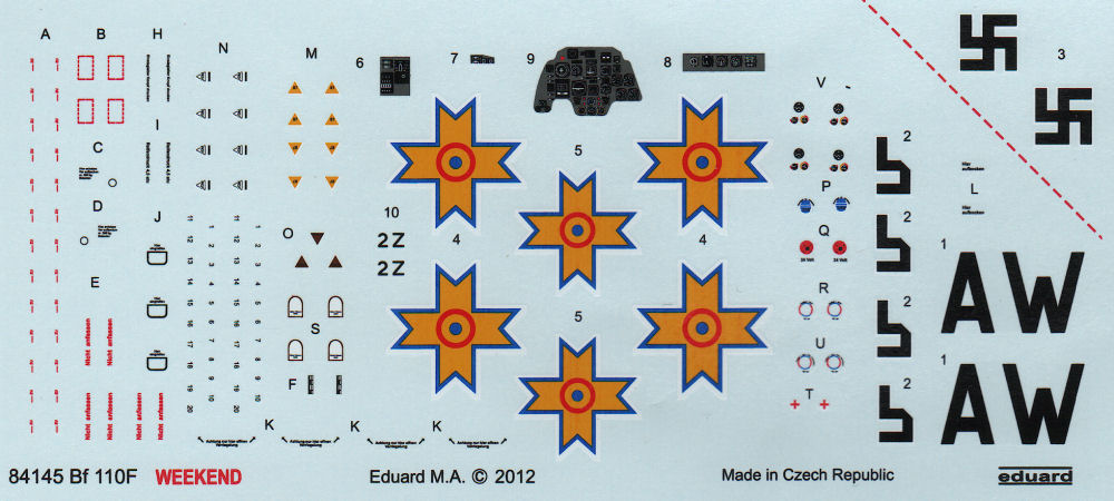 Eduard 84145 1/48 Messerschmitt Bf 110F Nachtjaeger Weekend First Look Image 06