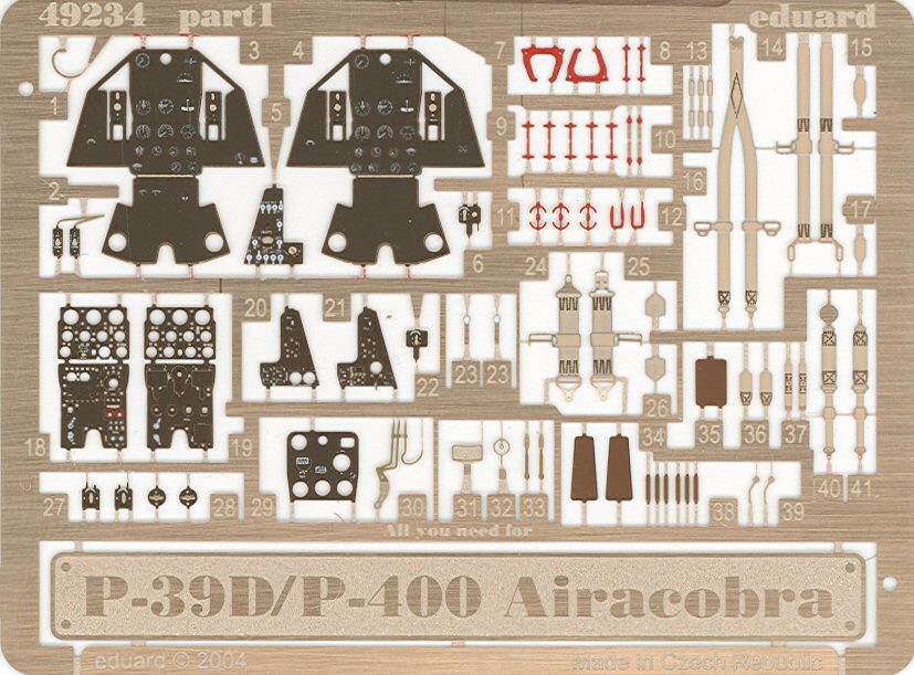 Eduard 1120 1/48 Airacobra Mk.I Dual Combo Kit First Look Image 05