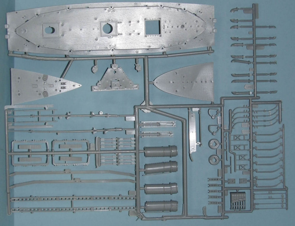 Encore Models 85001 1/232 Protected Cruiser USS Olympia Parts Image 01