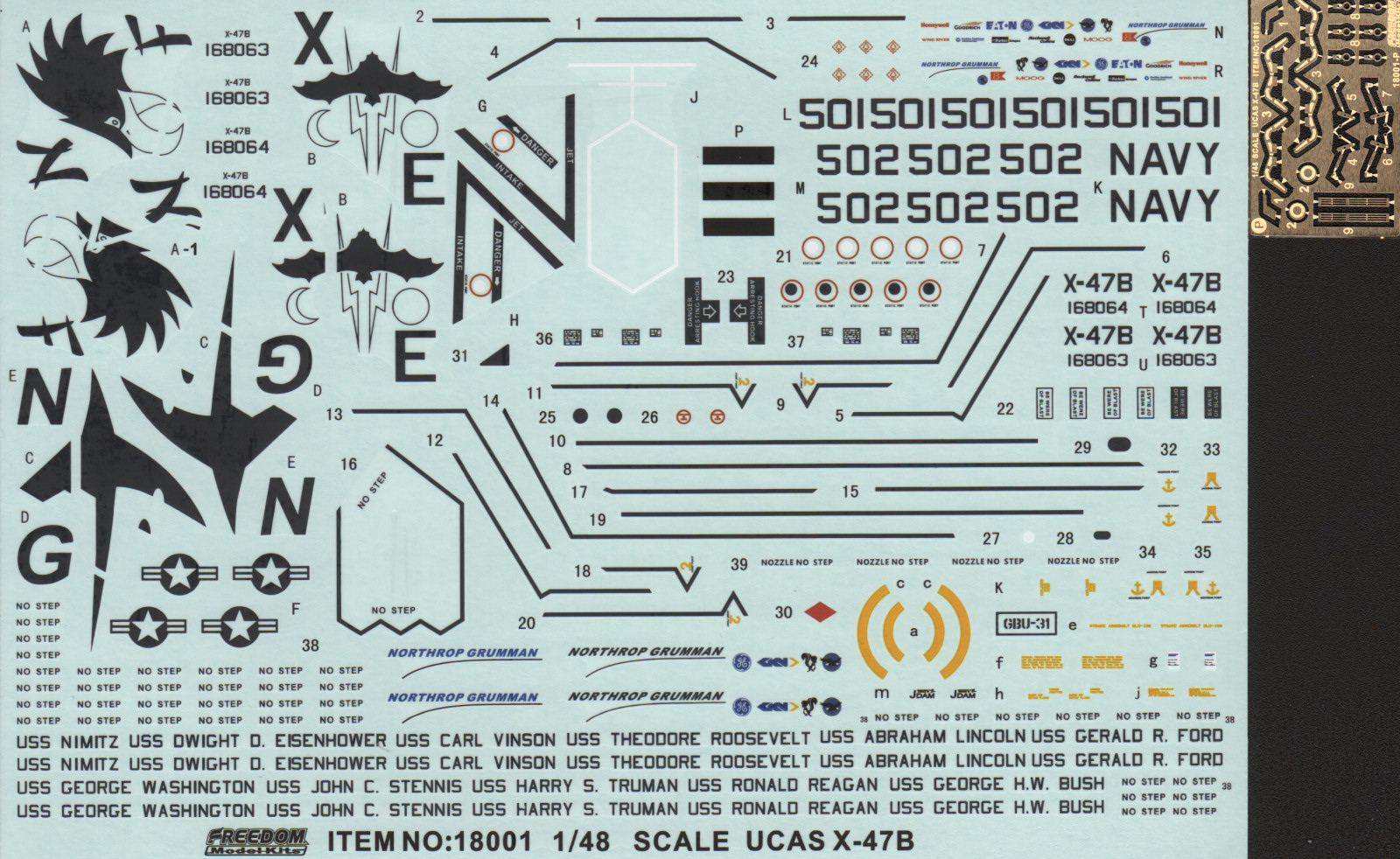 Freedom Models 18001 1/48 X-47B UCAS Parts Image 05