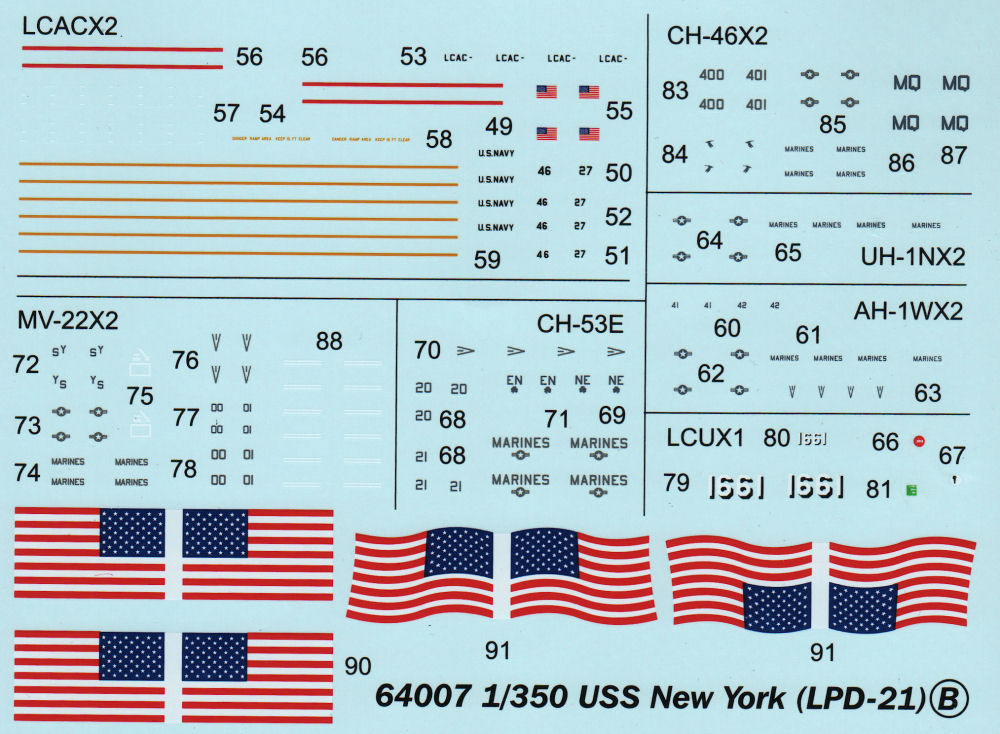 Gallery Models 64007 1/350 USS New York LPD 21 Review Image 09