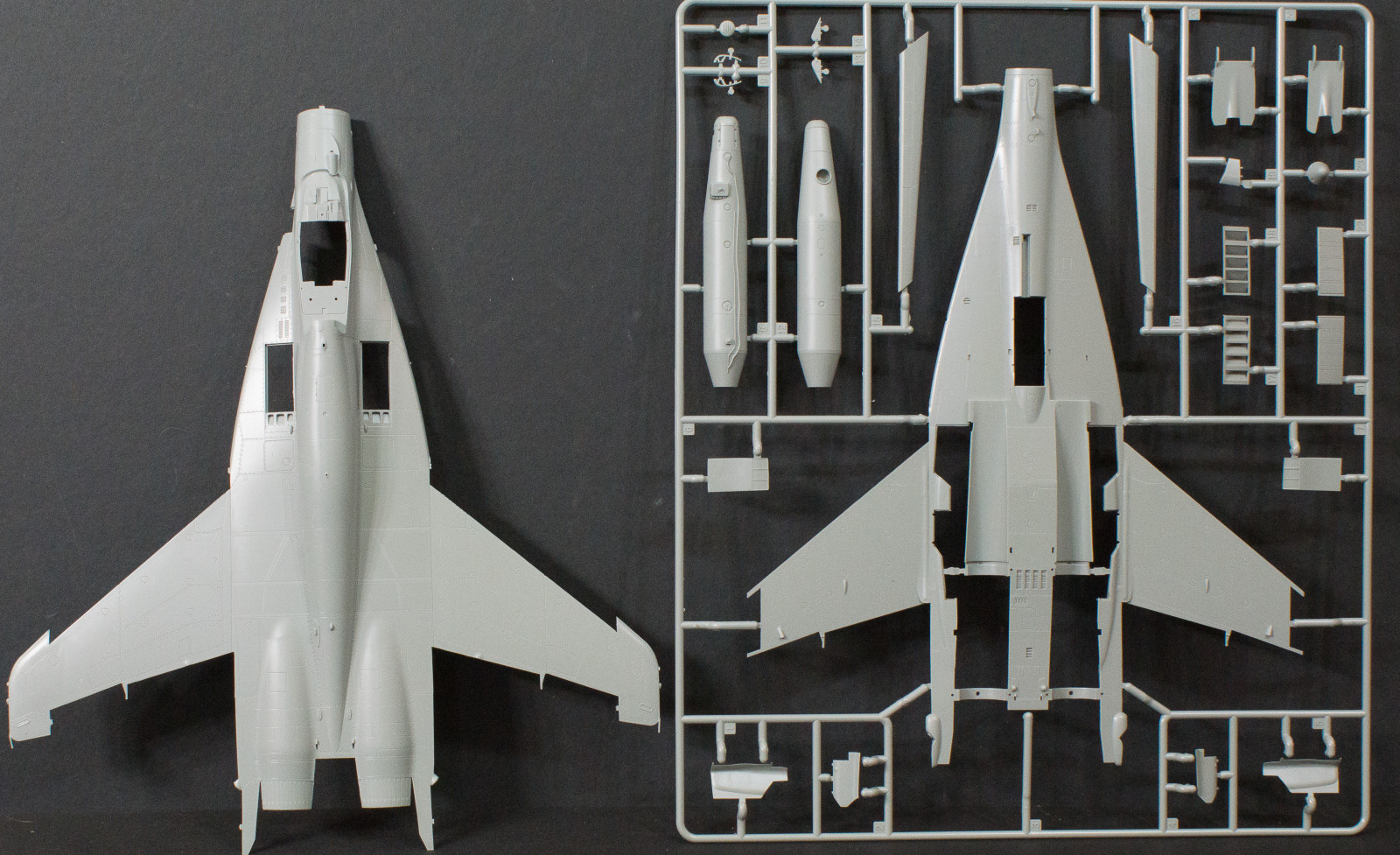 Great Wall Hobby 4818 1/48 MiG-29SMT 9-19 Fulcrum Parts Image 02