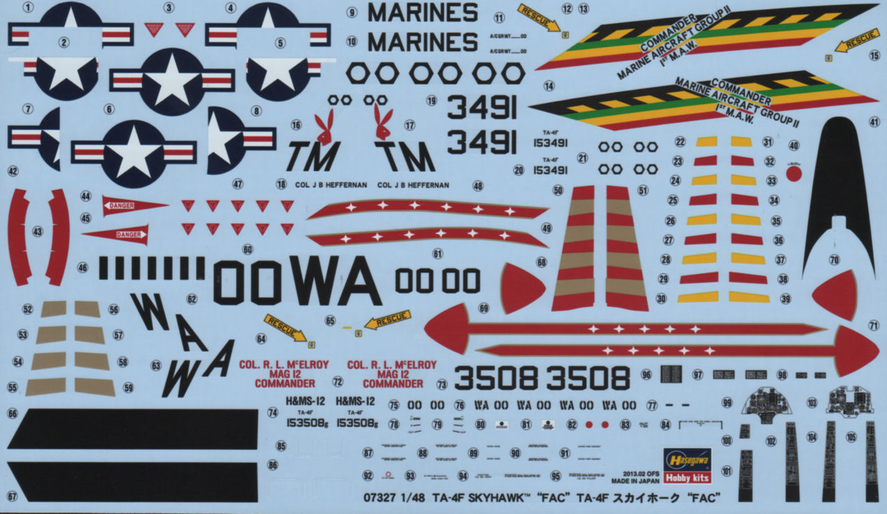 Hasegawa 07327 1/48 TA-4F Skyhawk 'FAC' Kit First Look Image 04