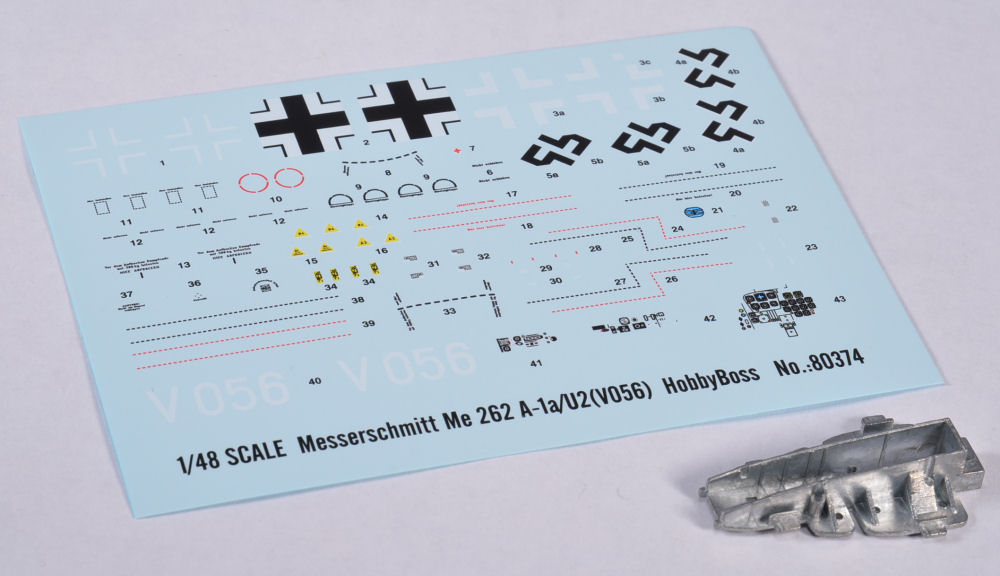 Hobby Boss 80374 1/48 Me 262A-1A/U2 Kit Image 06