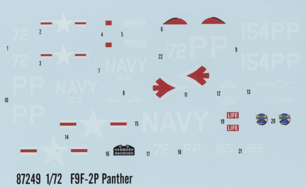 Hobby Boss 87249 1/72 F9F-2P Panther Kit Image 03