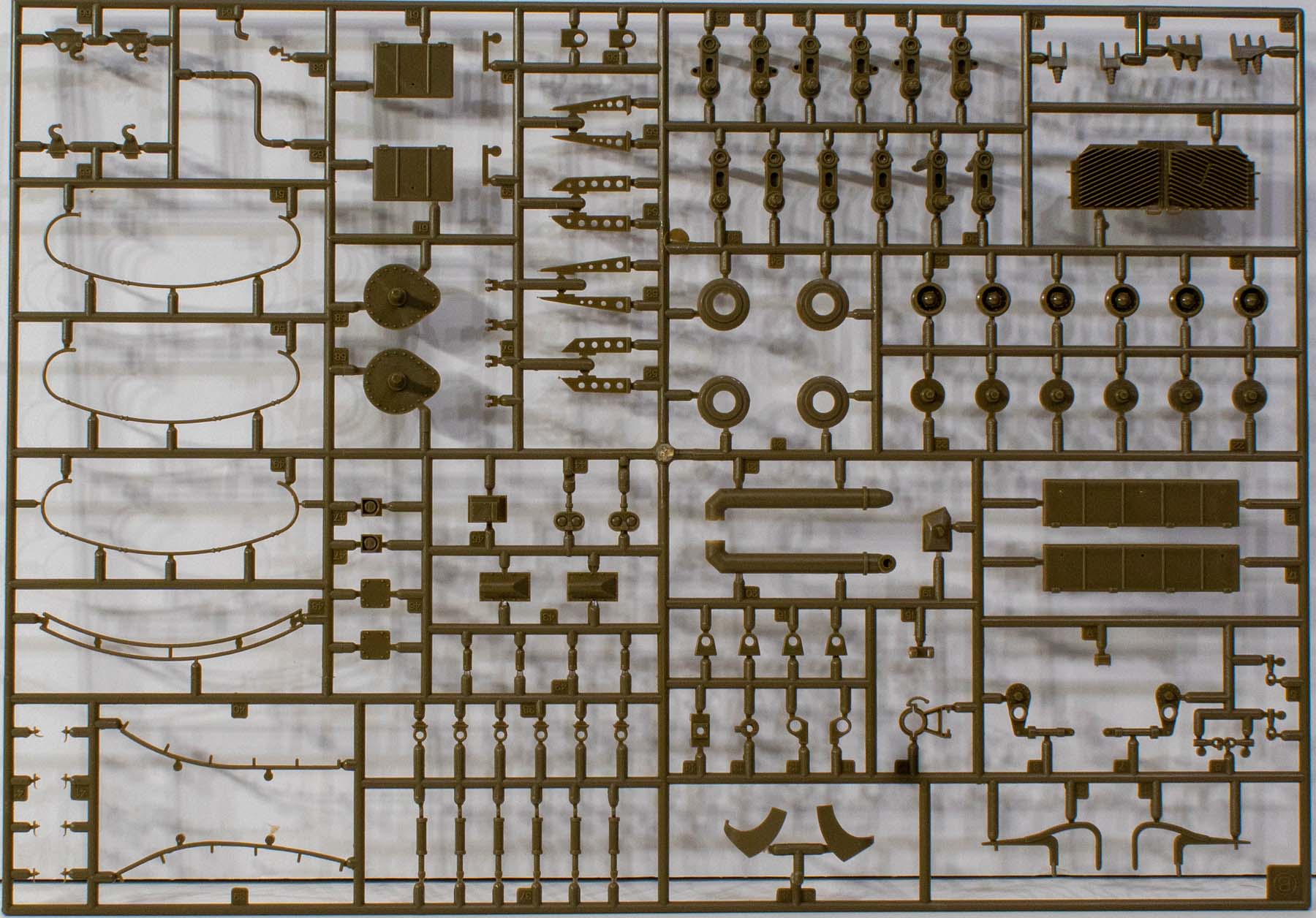 Italeri 6582 1/35 M60A3 Parts Image 03