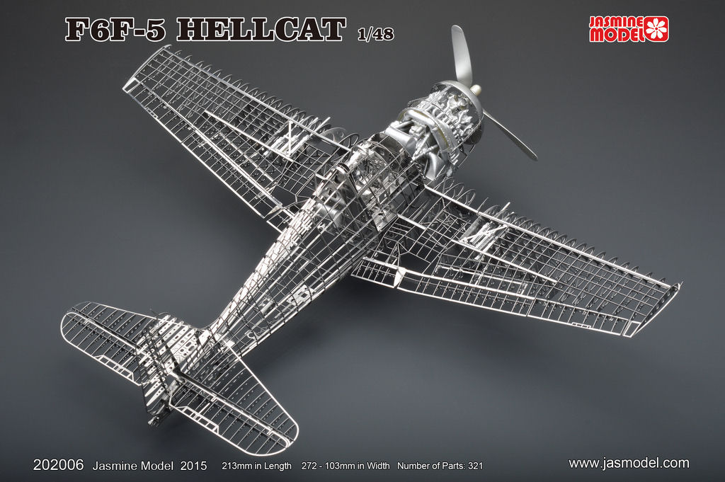 Jasmine Model 202006 1/48 F6F-5 Hellcat Kit Image 03