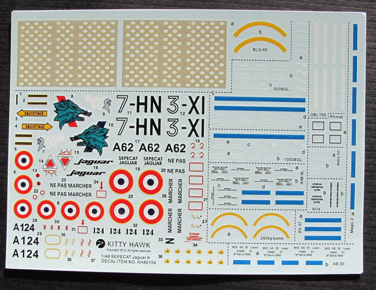 Kitty Hawk Models 80104 1/48 SEPECAT Jaguar A Kit First Look Image 12