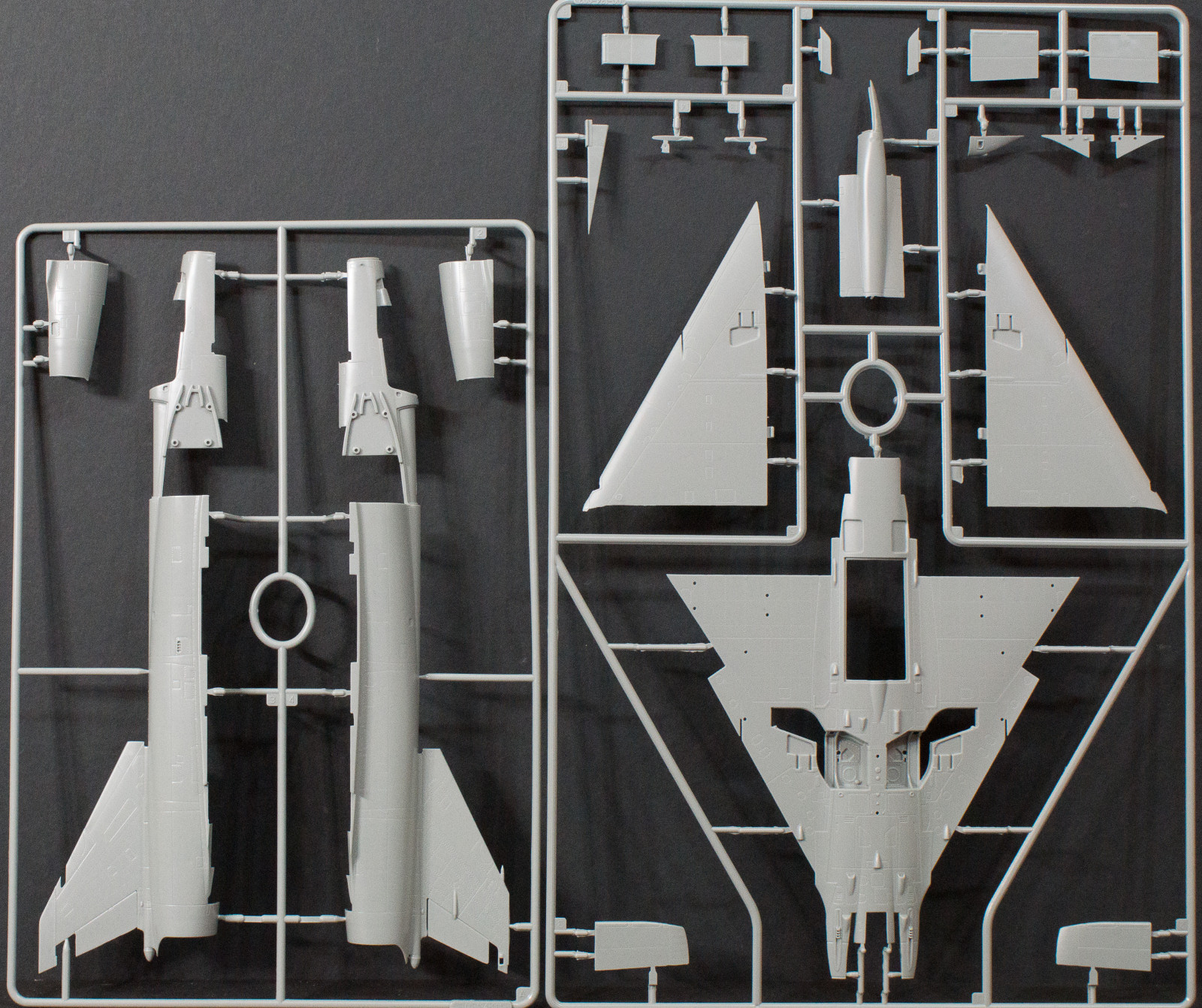 Kinetic 48052 1/48 Mirage IIIE/5 Parts Image 01