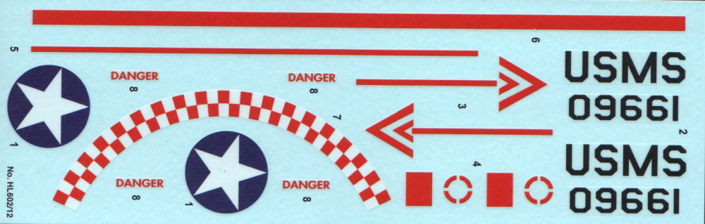 Lindberg 0602 1/96 U.S. Moon Ship Parts Image 02