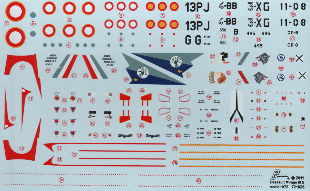 PJ Production 721026 1/72 Mirage IIIE Review Image 04