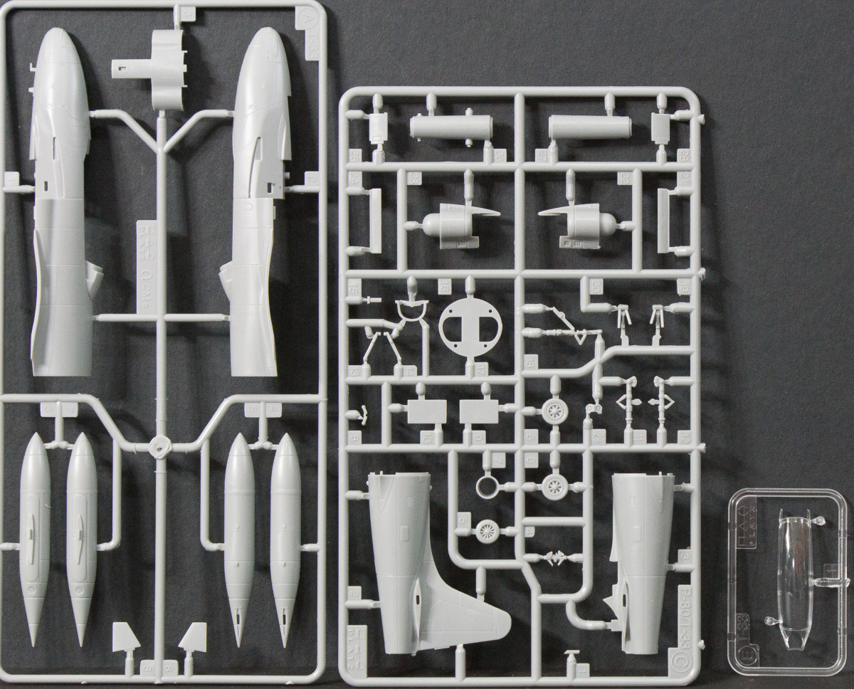 Platz AC-11 1/72 T-33 Shooting Star Parts Image 01