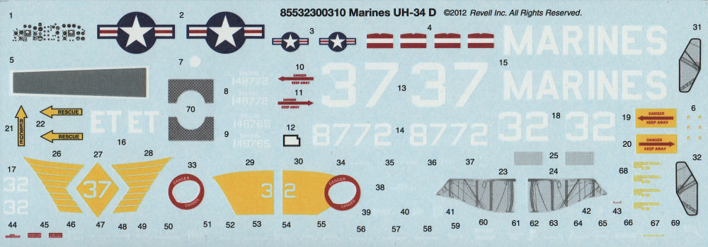 Revell 85-5323 1/48 UH-34D Seahorse Kit Image 08