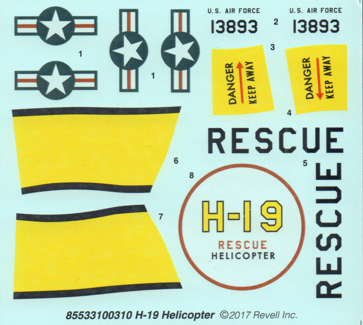 Revell 5331 1/48 H-19 Rescue Helicopter Kit Image 03