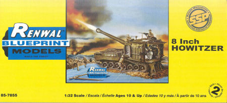 Renwal Blueprint Model 8 Inch Howitzer