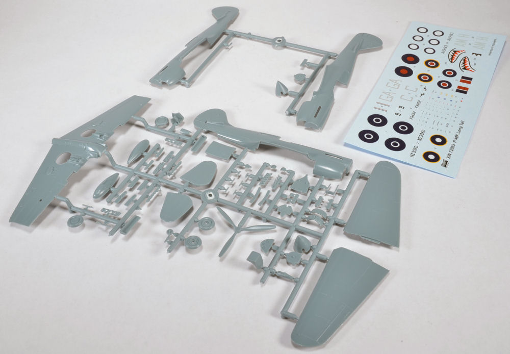 Sword 72065 1/72 P-40K Warhawk Long Tail Kit Review Image 01