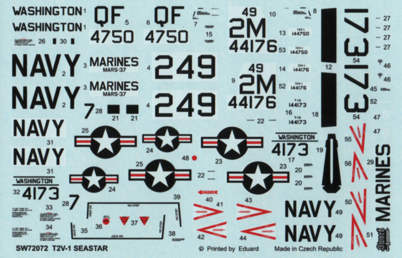 Sword 72072 1/72 T2V-1 SeaStar Kit Review Image 03