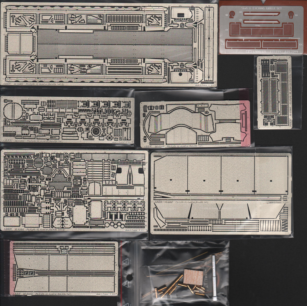 Tamiya 35290 1/35 Panzer III Ausf.N Parts Image 04