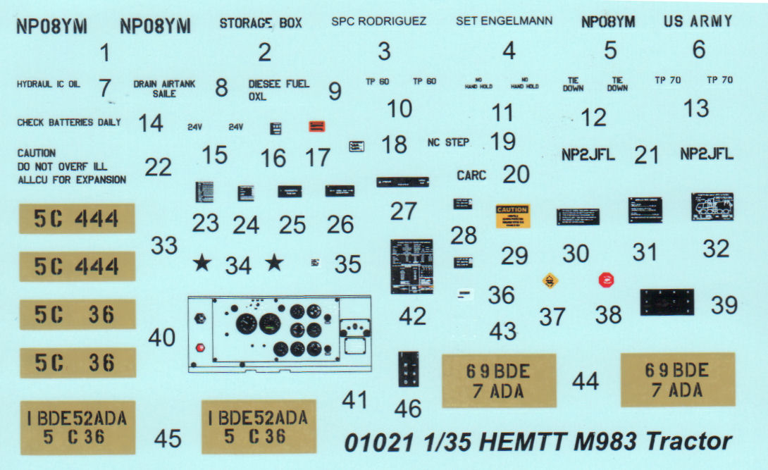 Trumpeter 01021 1/35 HEMTT M983 Tractor First Look Image 04