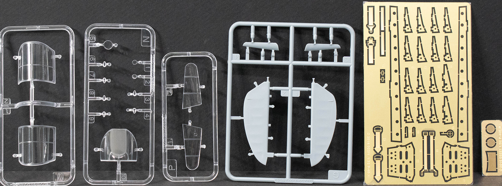 Trumpeter 03227 1/32 P-40F Warhawk Parts Image 04