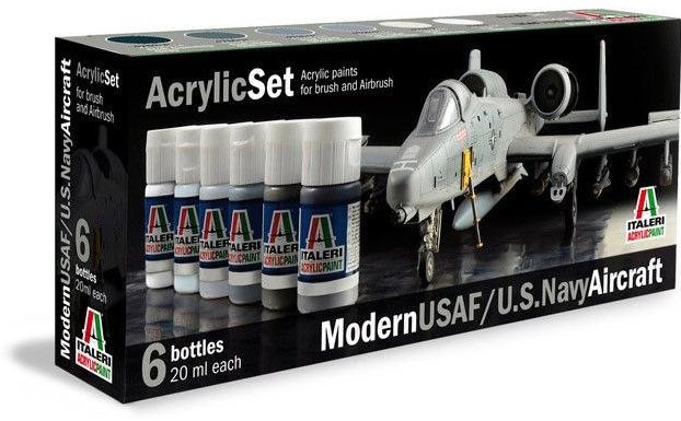 Italeri Acrylic Set Modern USAF/USN Aircraft First Look