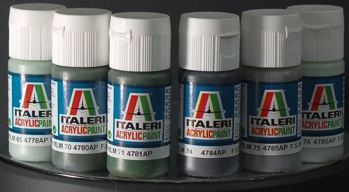 Italeri Acrylic Set WWII Luftwaffe Aircraft First Look