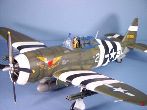 Finishing and Weathering the 21st Century Toys' 1/18 Scale P-47D 